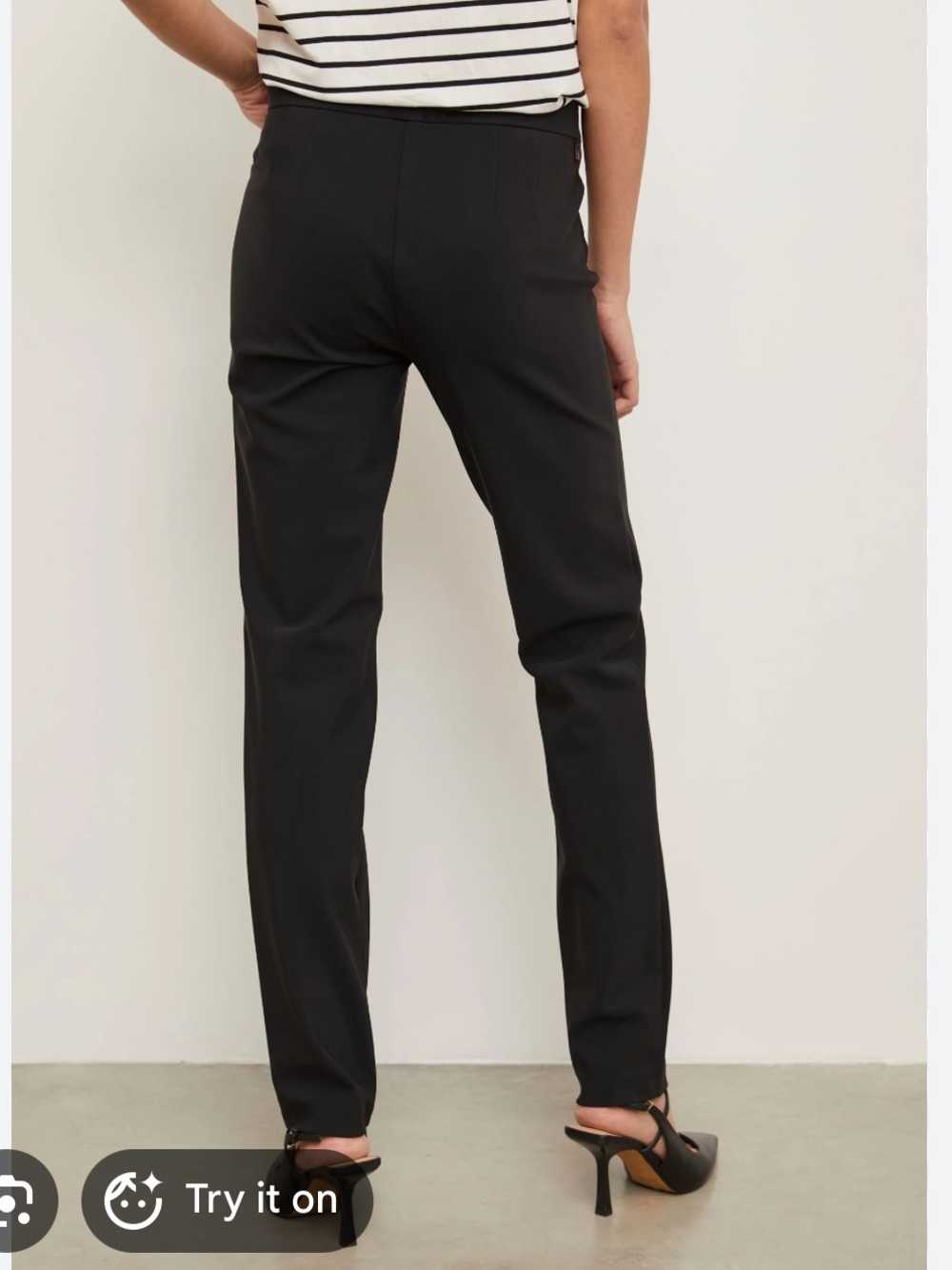Tristan Made in Canada Black Dress Pants Slim Fit Size 4